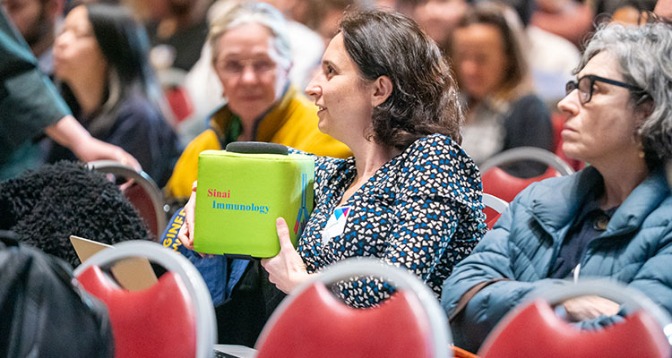 people in audience at conference